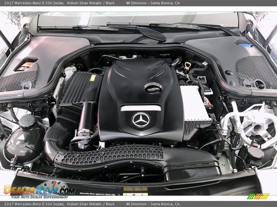 2017 Mercedes-Benz E 300 Sedan Iridium Silver Metallic / Black Photo #9