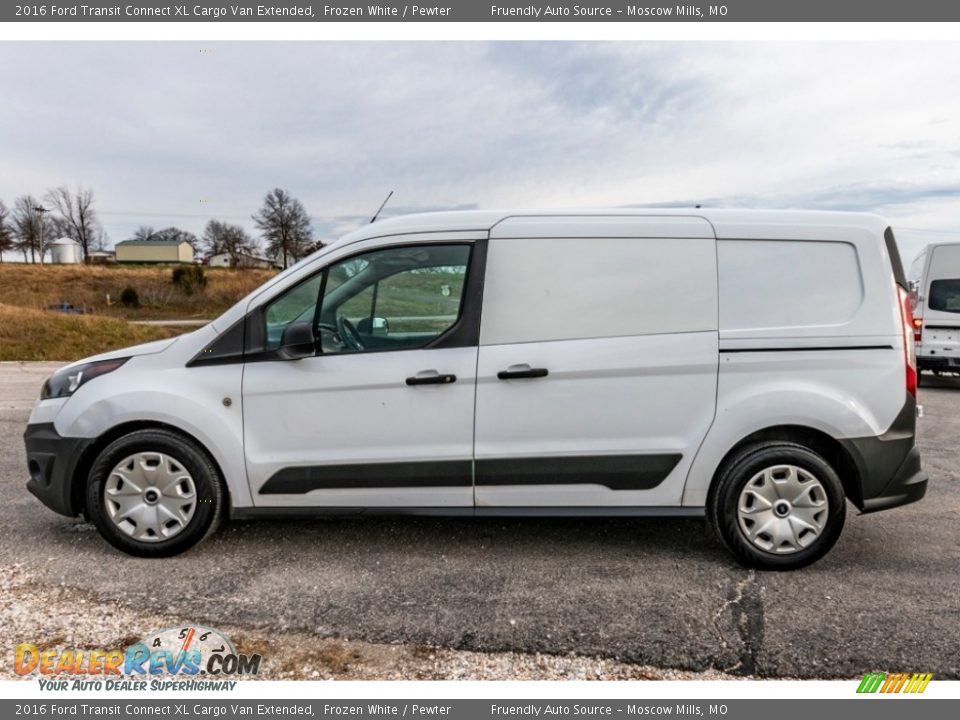 2016 Ford Transit Connect XL Cargo Van Extended Frozen White / Pewter Photo #7