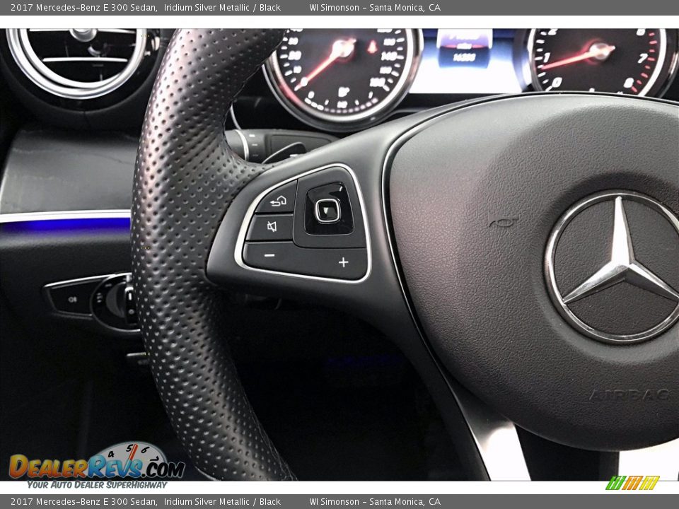 2017 Mercedes-Benz E 300 Sedan Iridium Silver Metallic / Black Photo #21