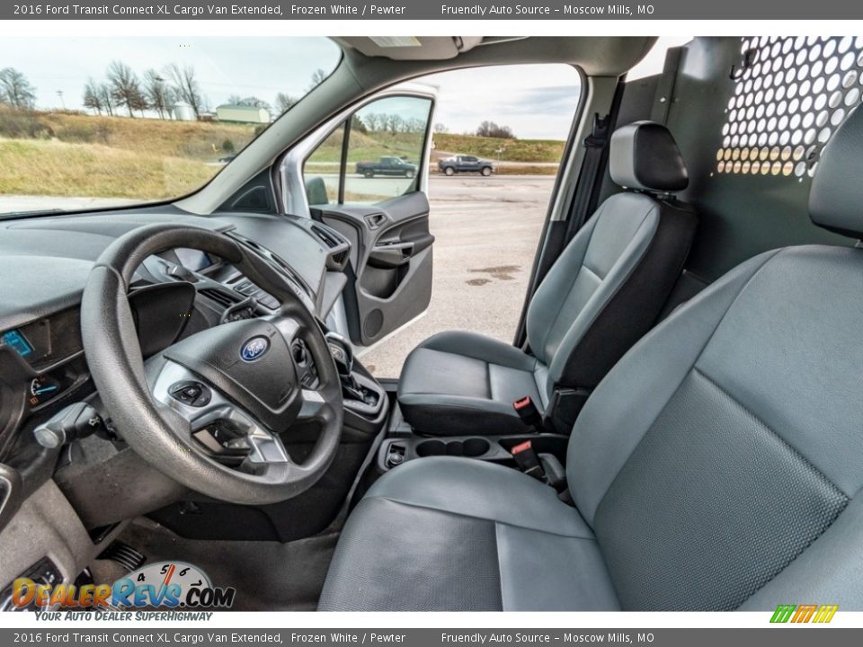 2016 Ford Transit Connect XL Cargo Van Extended Frozen White / Pewter Photo #18