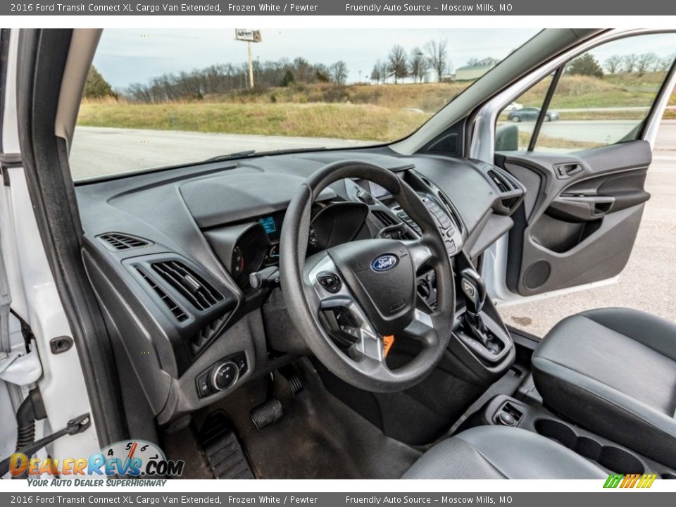 2016 Ford Transit Connect XL Cargo Van Extended Frozen White / Pewter Photo #19