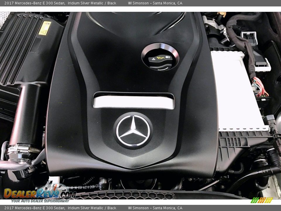 2017 Mercedes-Benz E 300 Sedan Iridium Silver Metallic / Black Photo #32
