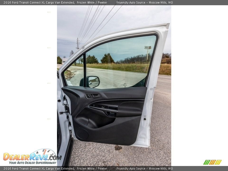 2016 Ford Transit Connect XL Cargo Van Extended Frozen White / Pewter Photo #30
