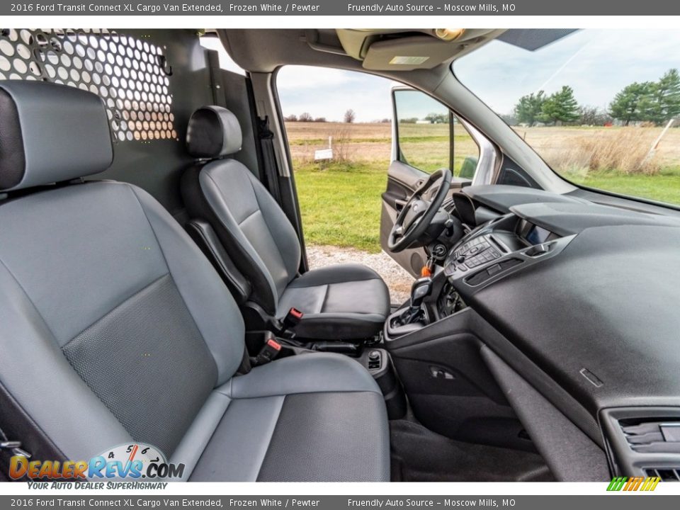 2016 Ford Transit Connect XL Cargo Van Extended Frozen White / Pewter Photo #32