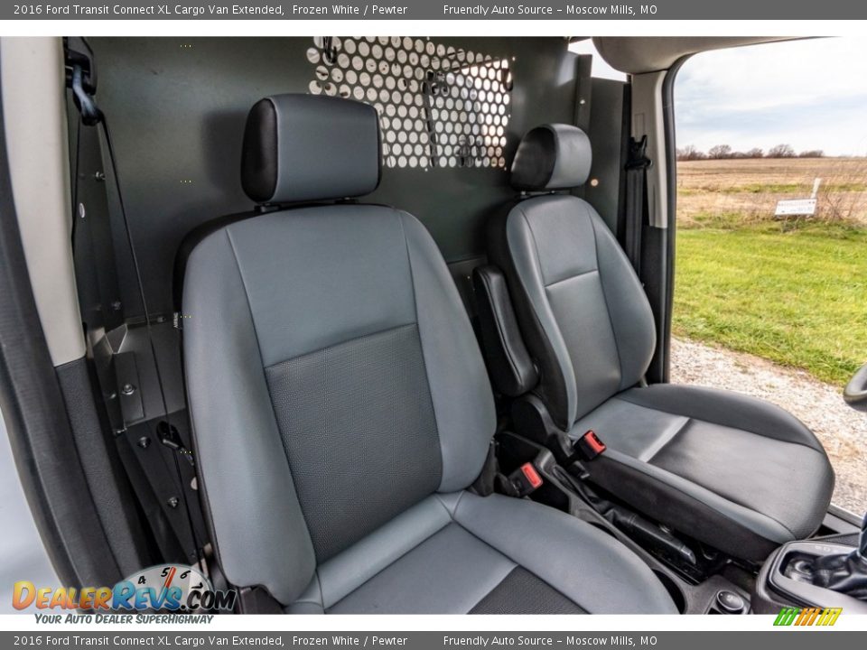 2016 Ford Transit Connect XL Cargo Van Extended Frozen White / Pewter Photo #33