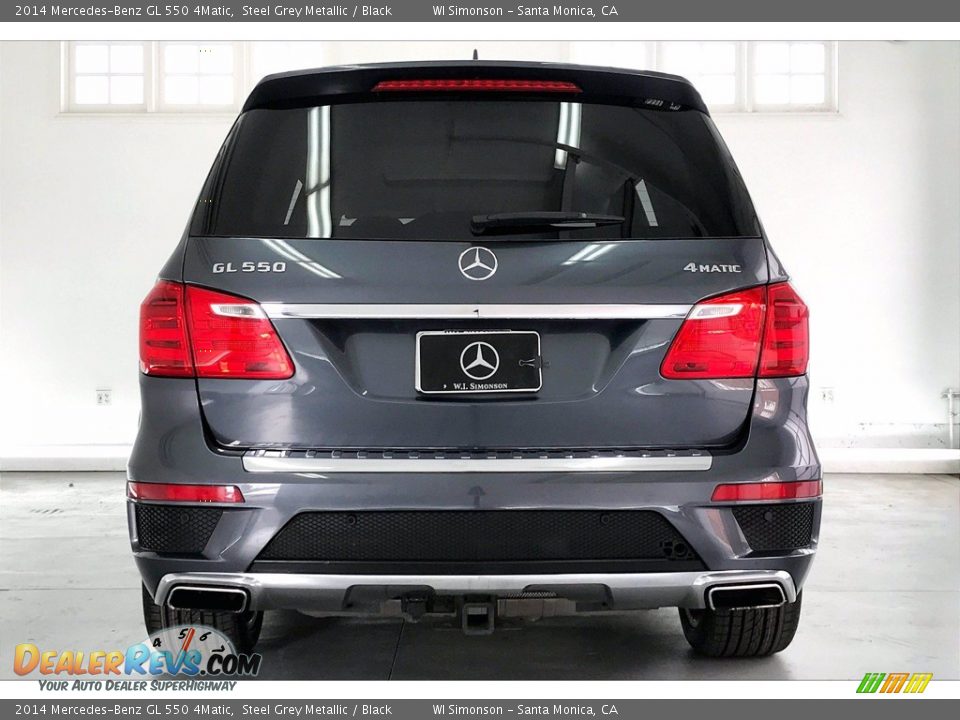 2014 Mercedes-Benz GL 550 4Matic Steel Grey Metallic / Black Photo #3
