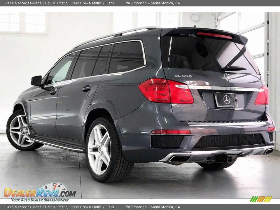 2014 Mercedes-Benz GL 550 4Matic Steel Grey Metallic / Black Photo #10