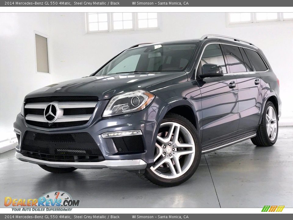 2014 Mercedes-Benz GL 550 4Matic Steel Grey Metallic / Black Photo #12