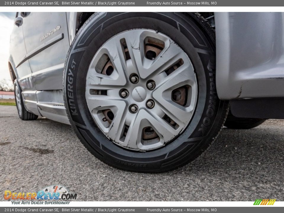 2014 Dodge Grand Caravan SE Billet Silver Metallic / Black/Light Graystone Photo #2