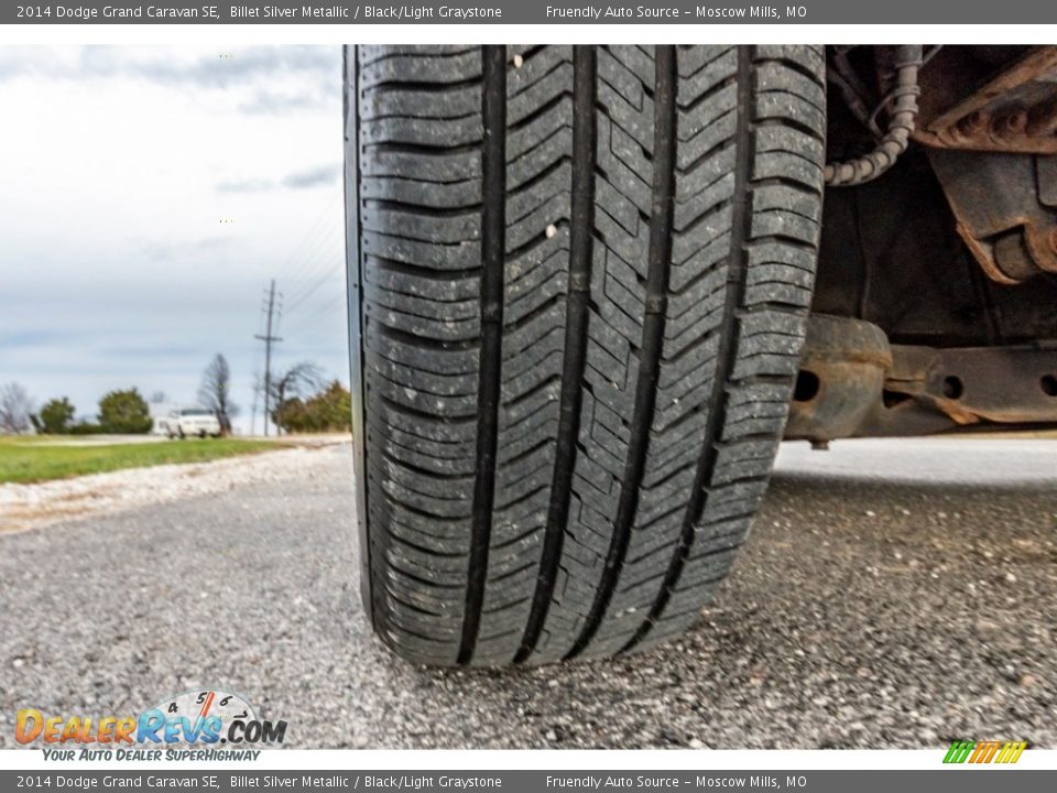 2014 Dodge Grand Caravan SE Billet Silver Metallic / Black/Light Graystone Photo #14