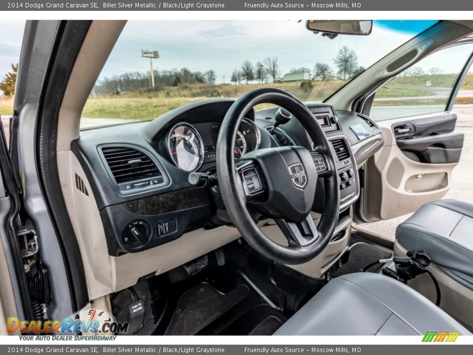2014 Dodge Grand Caravan SE Billet Silver Metallic / Black/Light Graystone Photo #19