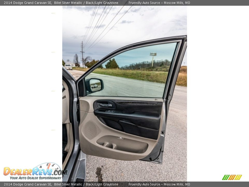 2014 Dodge Grand Caravan SE Billet Silver Metallic / Black/Light Graystone Photo #28