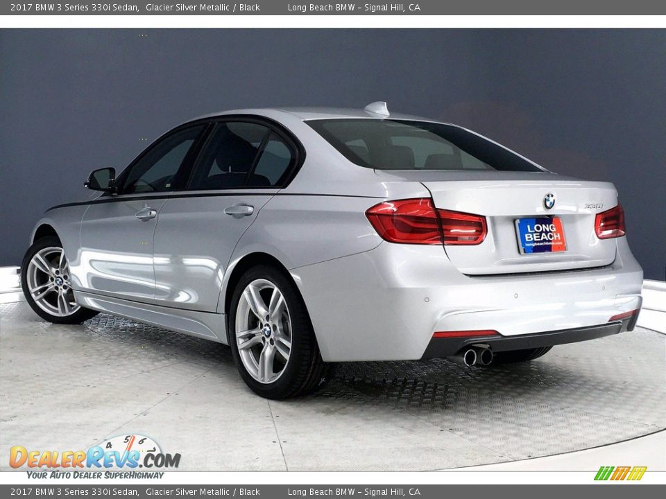 2017 BMW 3 Series 330i Sedan Glacier Silver Metallic / Black Photo #10