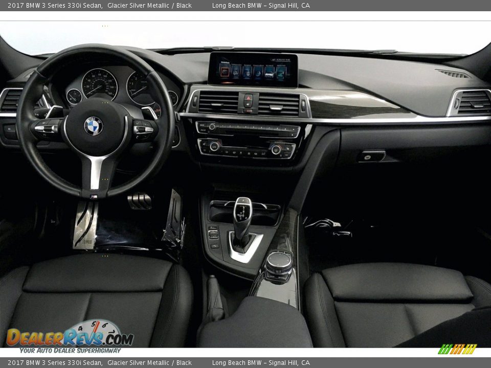 2017 BMW 3 Series 330i Sedan Glacier Silver Metallic / Black Photo #15