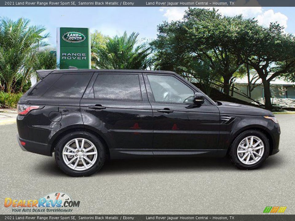 2021 Land Rover Range Rover Sport SE Santorini Black Metallic / Ebony Photo #8