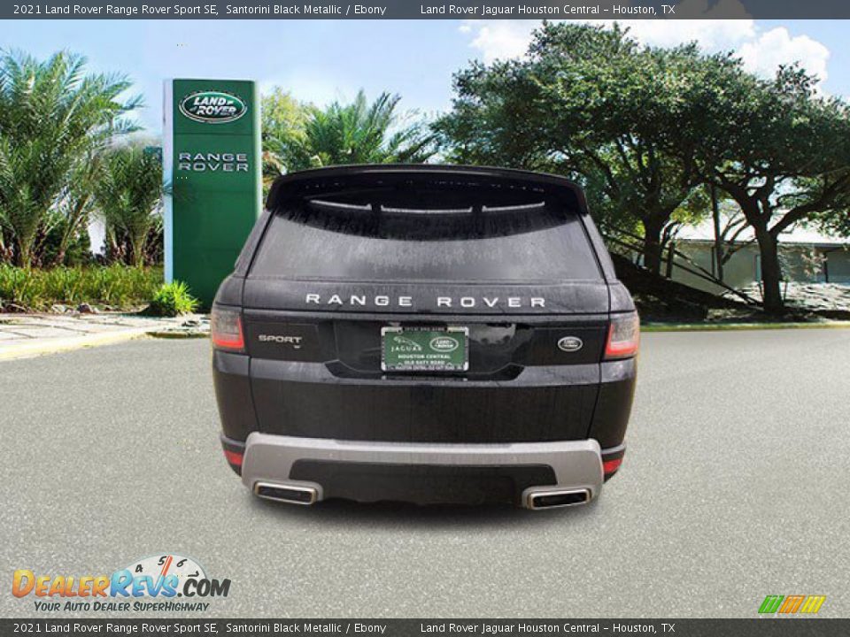 2021 Land Rover Range Rover Sport SE Santorini Black Metallic / Ebony Photo #9