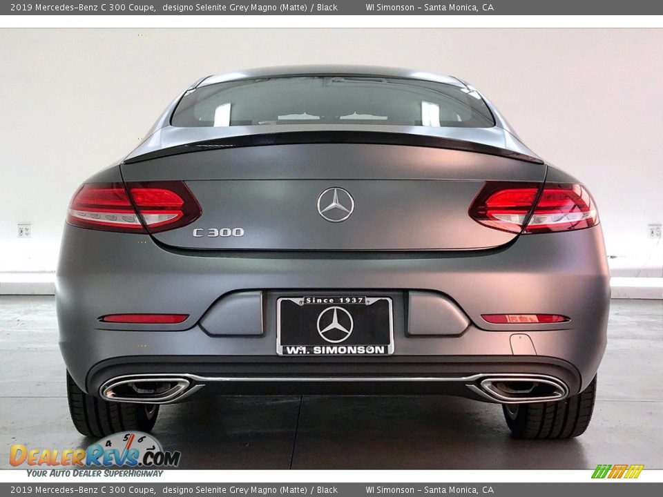 2019 Mercedes-Benz C 300 Coupe designo Selenite Grey Magno (Matte) / Black Photo #3