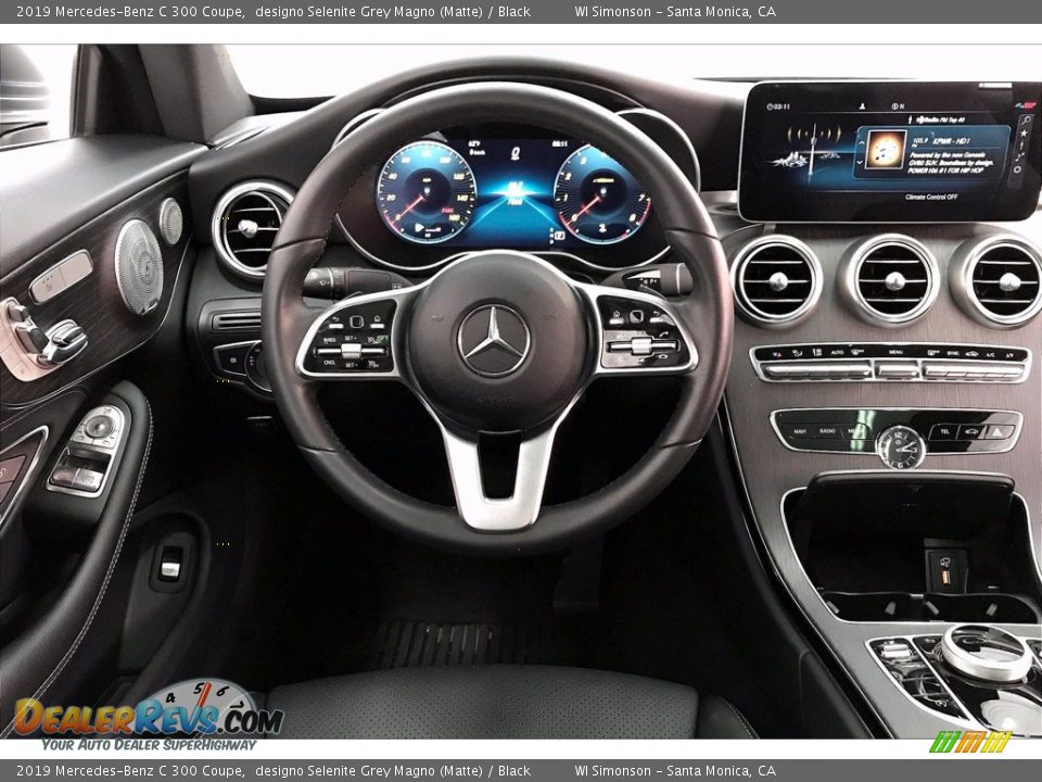 2019 Mercedes-Benz C 300 Coupe designo Selenite Grey Magno (Matte) / Black Photo #4