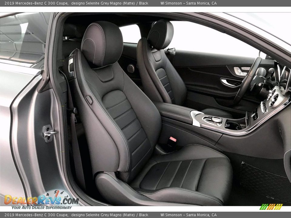2019 Mercedes-Benz C 300 Coupe designo Selenite Grey Magno (Matte) / Black Photo #6
