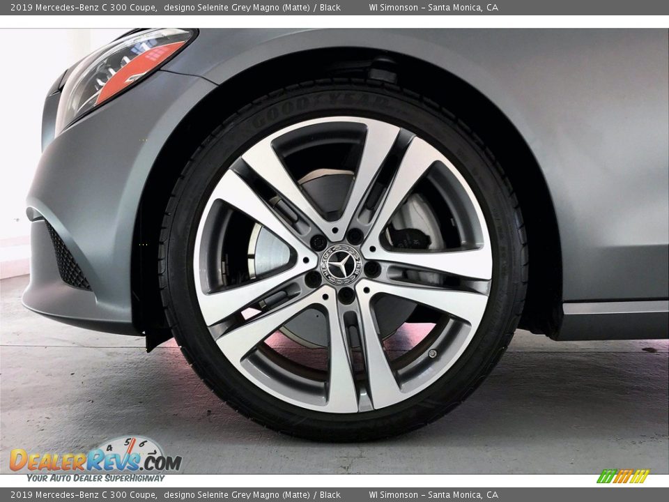 2019 Mercedes-Benz C 300 Coupe designo Selenite Grey Magno (Matte) / Black Photo #8