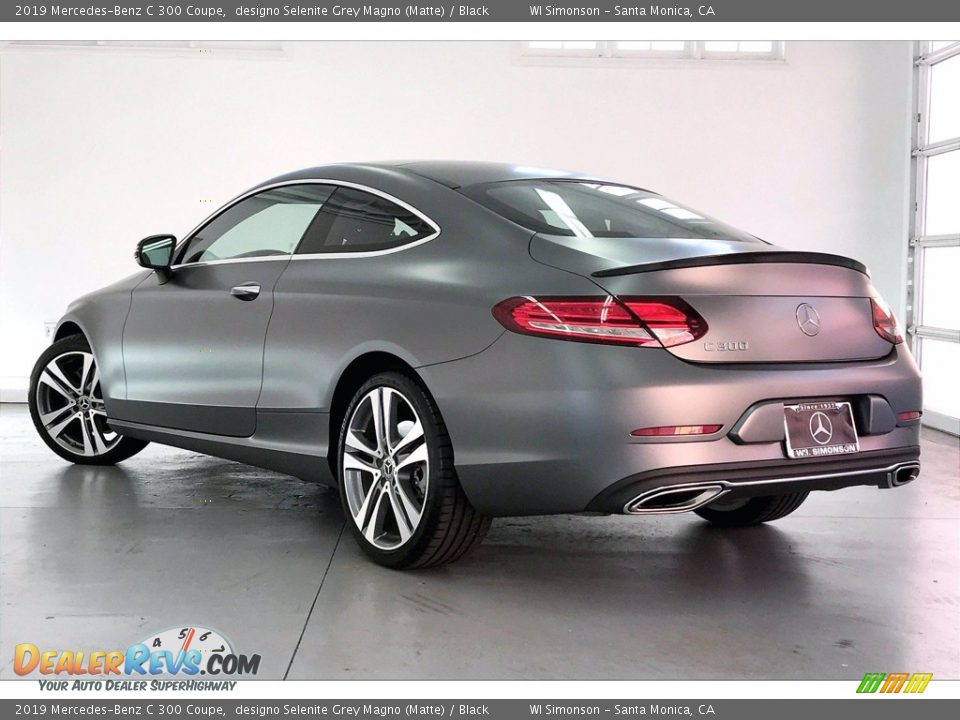 2019 Mercedes-Benz C 300 Coupe designo Selenite Grey Magno (Matte) / Black Photo #10