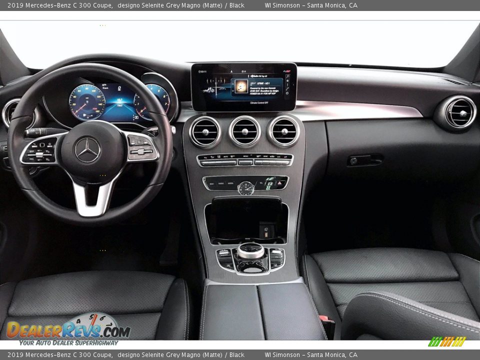 2019 Mercedes-Benz C 300 Coupe designo Selenite Grey Magno (Matte) / Black Photo #15
