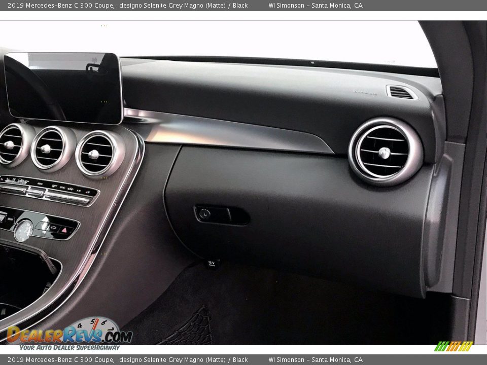 2019 Mercedes-Benz C 300 Coupe designo Selenite Grey Magno (Matte) / Black Photo #16