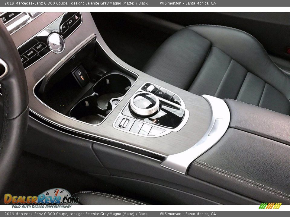 2019 Mercedes-Benz C 300 Coupe designo Selenite Grey Magno (Matte) / Black Photo #17