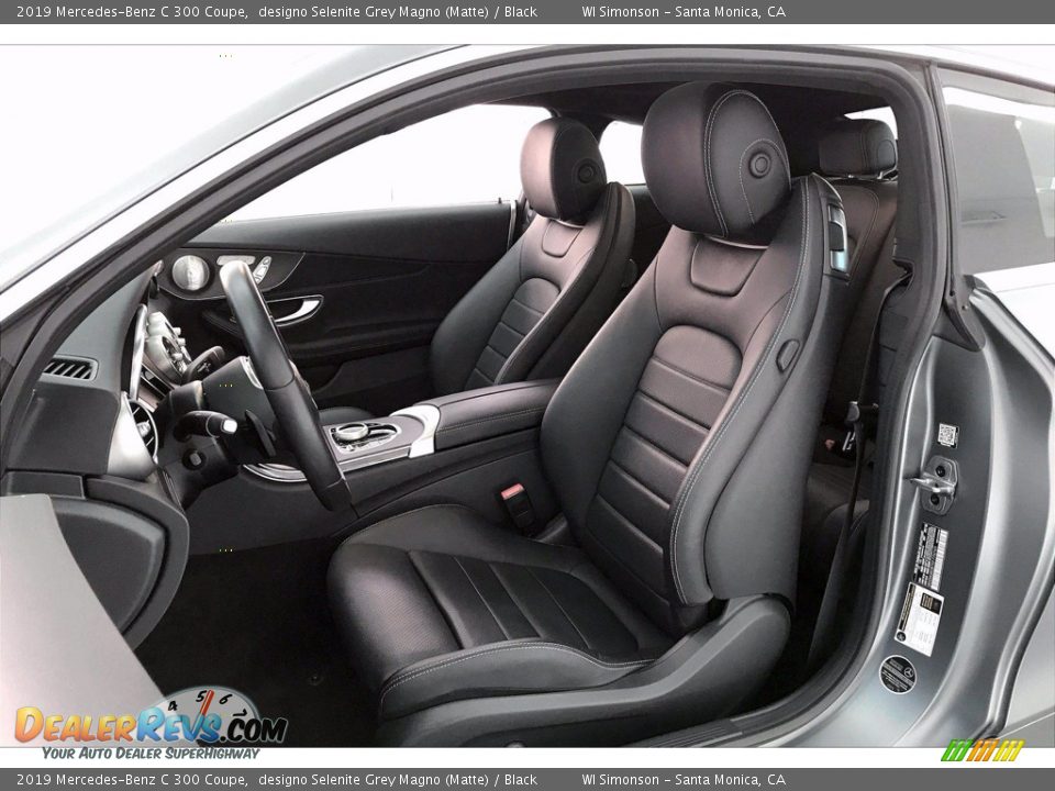 2019 Mercedes-Benz C 300 Coupe designo Selenite Grey Magno (Matte) / Black Photo #18