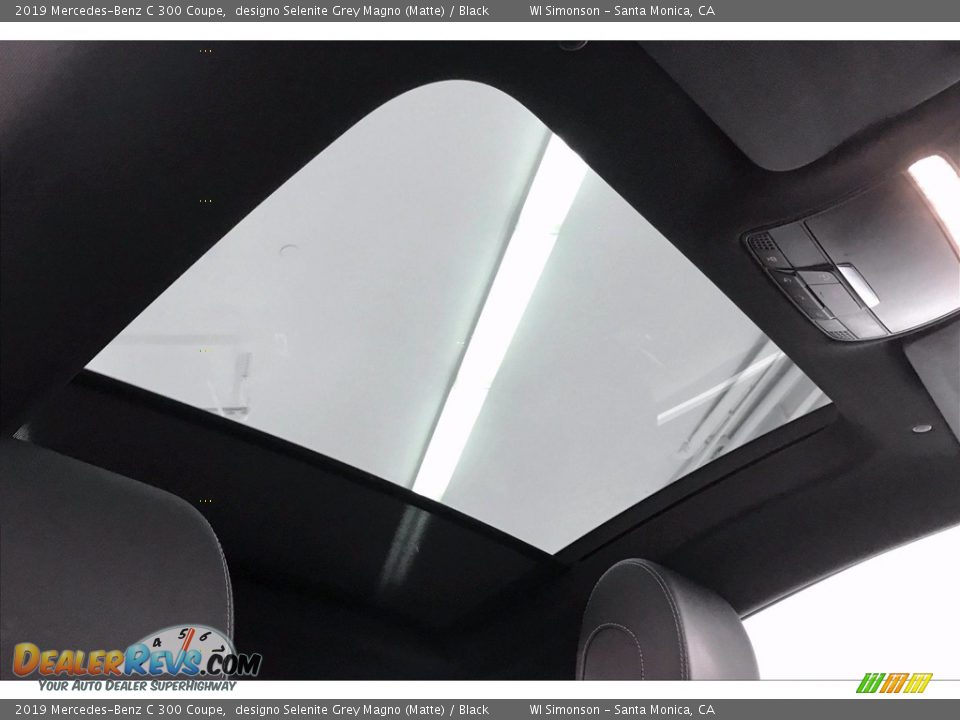 2019 Mercedes-Benz C 300 Coupe designo Selenite Grey Magno (Matte) / Black Photo #25