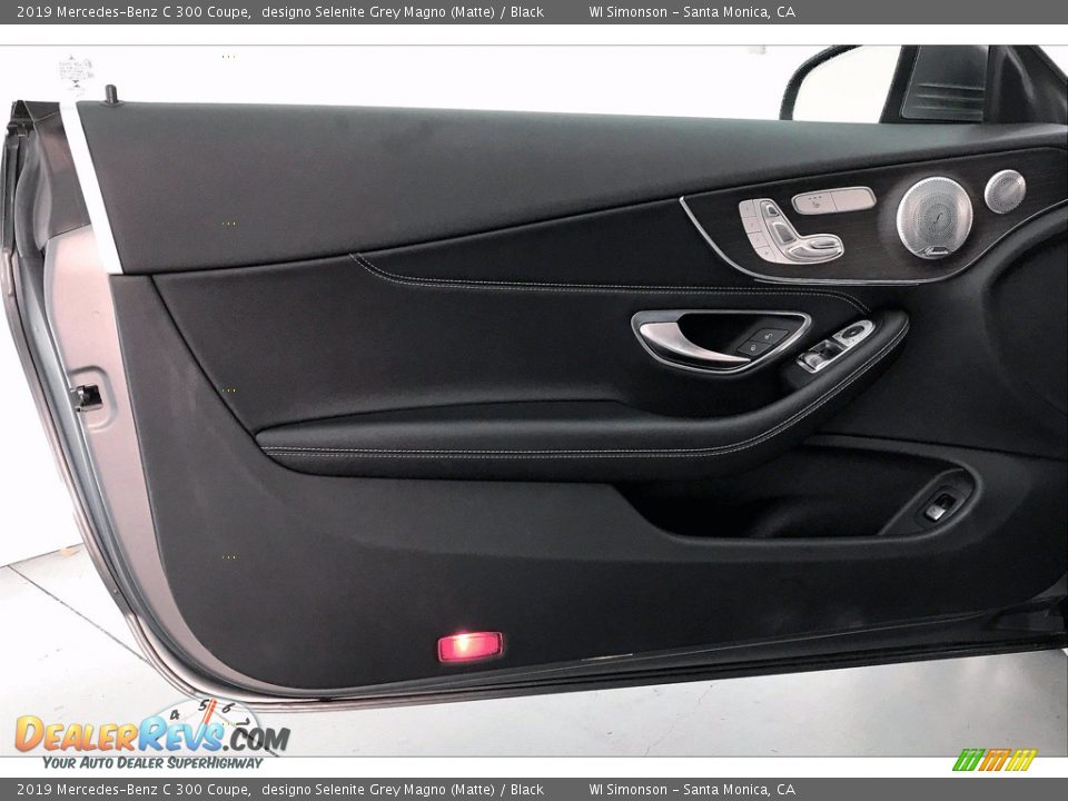 2019 Mercedes-Benz C 300 Coupe designo Selenite Grey Magno (Matte) / Black Photo #26