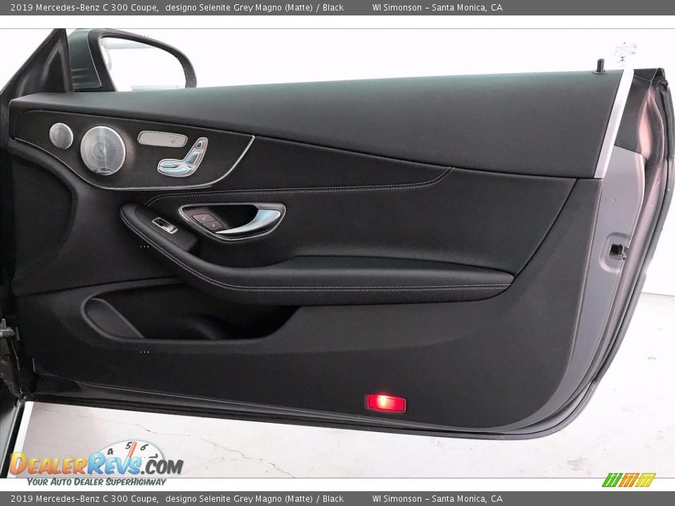 2019 Mercedes-Benz C 300 Coupe designo Selenite Grey Magno (Matte) / Black Photo #27
