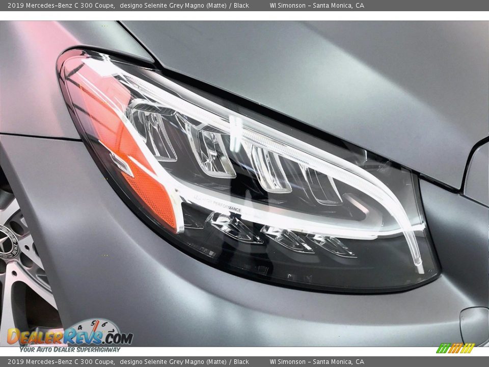 2019 Mercedes-Benz C 300 Coupe designo Selenite Grey Magno (Matte) / Black Photo #28