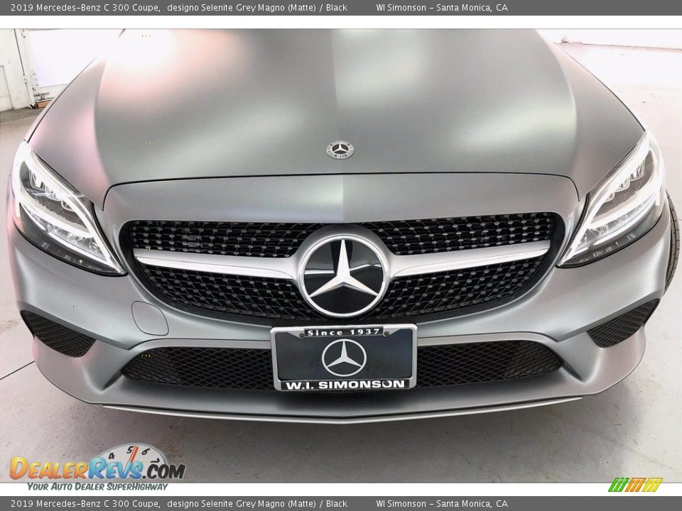 2019 Mercedes-Benz C 300 Coupe designo Selenite Grey Magno (Matte) / Black Photo #30