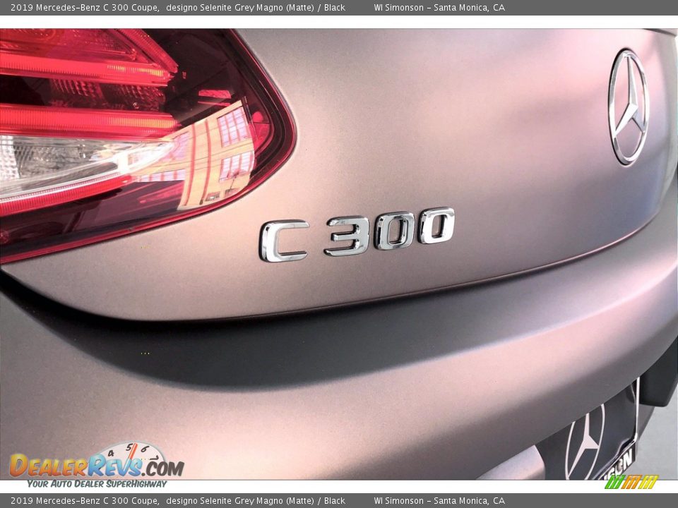2019 Mercedes-Benz C 300 Coupe designo Selenite Grey Magno (Matte) / Black Photo #31
