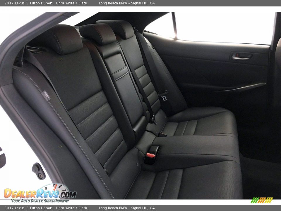 Rear Seat of 2017 Lexus IS Turbo F Sport Photo #29