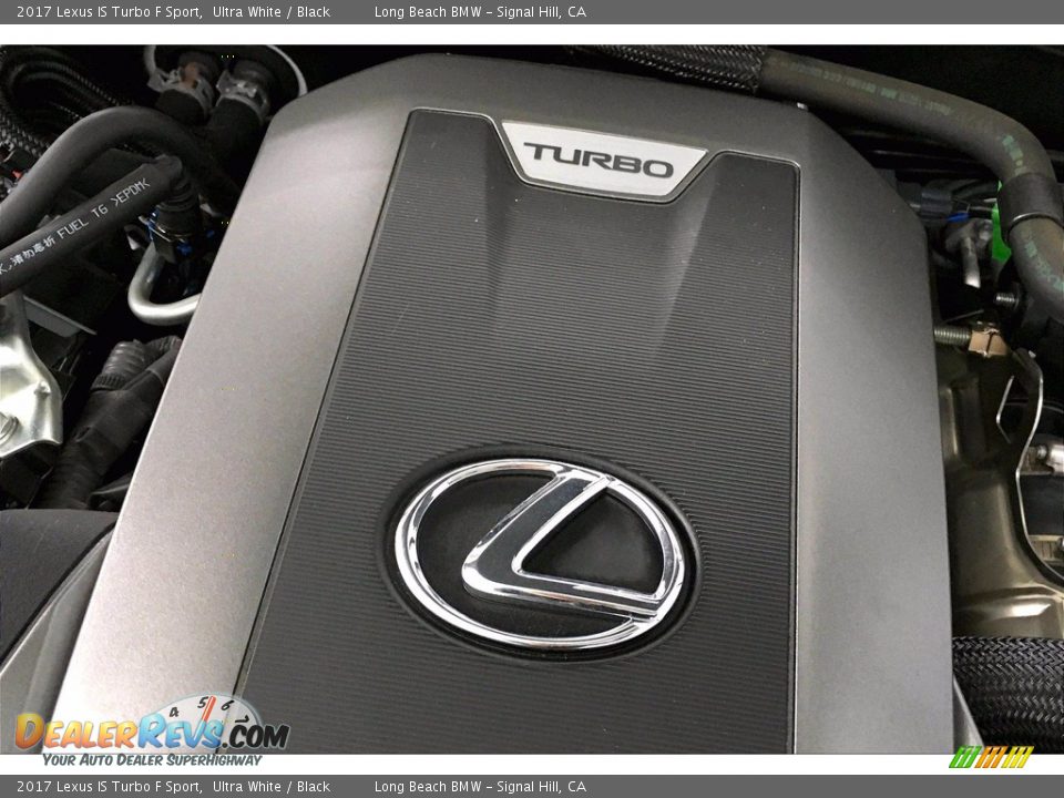 2017 Lexus IS Turbo F Sport Ultra White / Black Photo #35