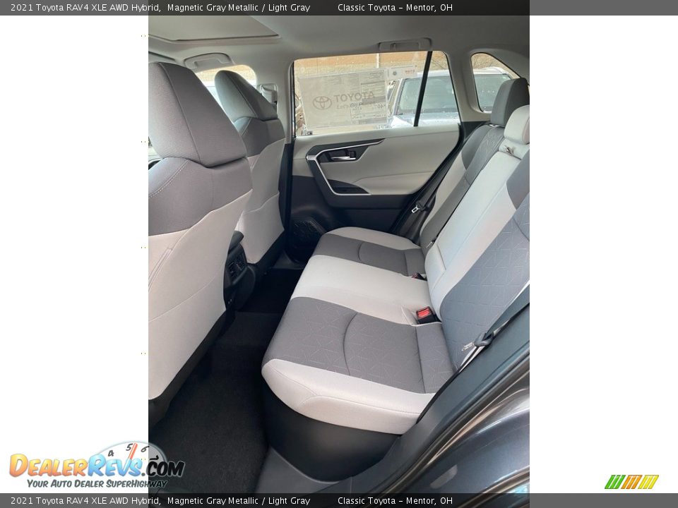 2021 Toyota RAV4 XLE AWD Hybrid Magnetic Gray Metallic / Light Gray Photo #3