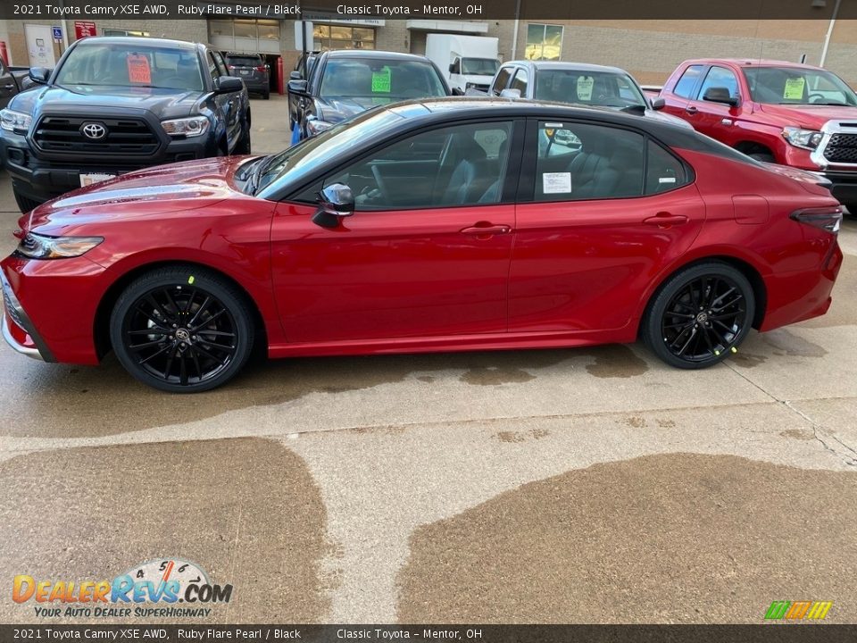 Ruby Flare Pearl 2021 Toyota Camry XSE AWD Photo #1