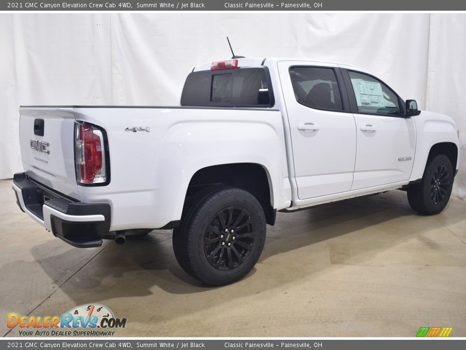 2021 GMC Canyon Elevation Crew Cab 4WD Summit White / Jet Black Photo #2