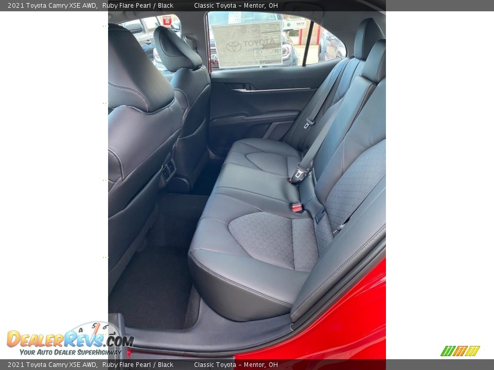 Rear Seat of 2021 Toyota Camry XSE AWD Photo #3