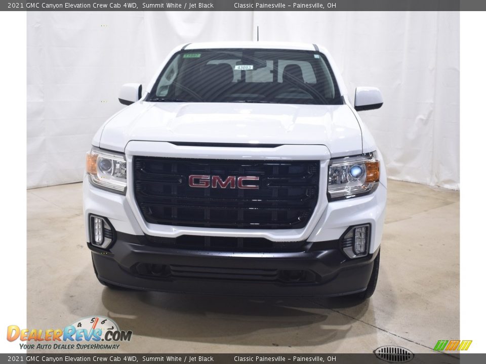 2021 GMC Canyon Elevation Crew Cab 4WD Summit White / Jet Black Photo #4