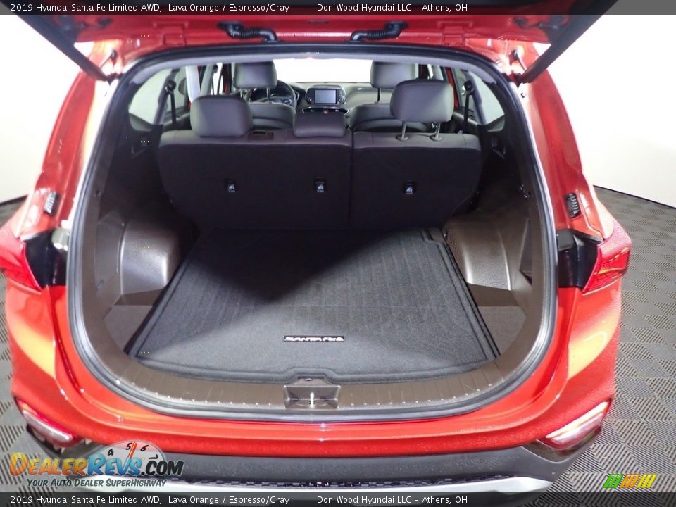 2019 Hyundai Santa Fe Limited AWD Lava Orange / Espresso/Gray Photo #15
