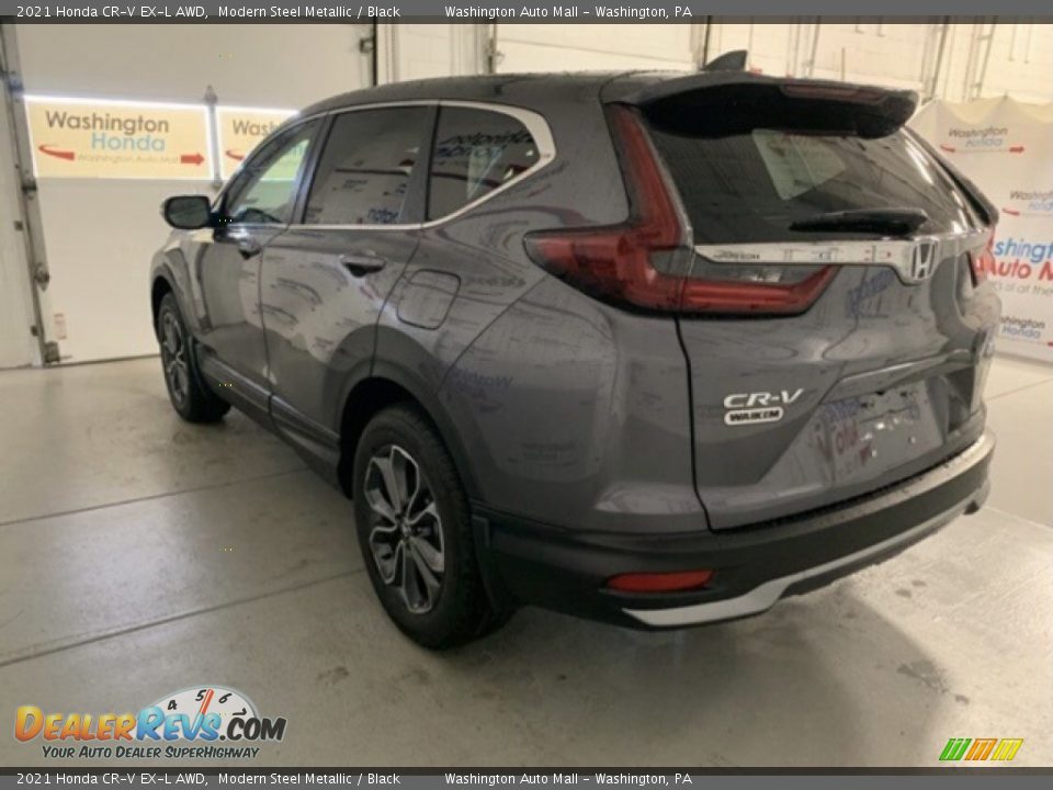 2021 Honda CR-V EX-L AWD Modern Steel Metallic / Black Photo #3