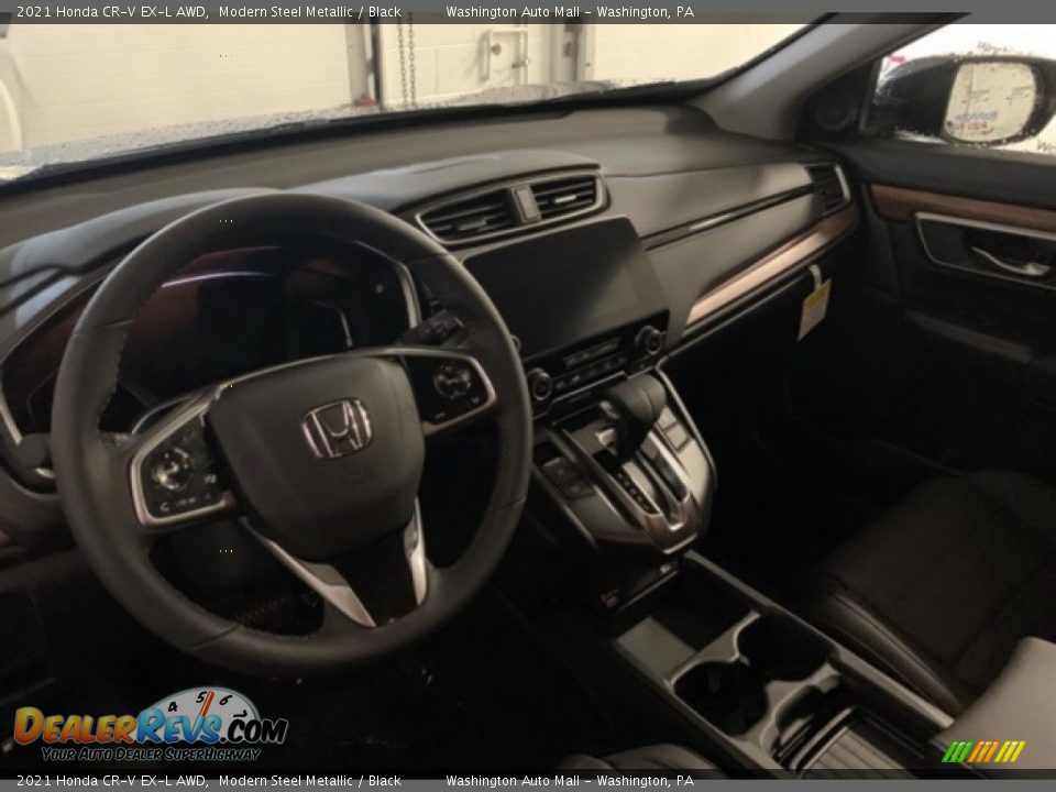 2021 Honda CR-V EX-L AWD Modern Steel Metallic / Black Photo #4