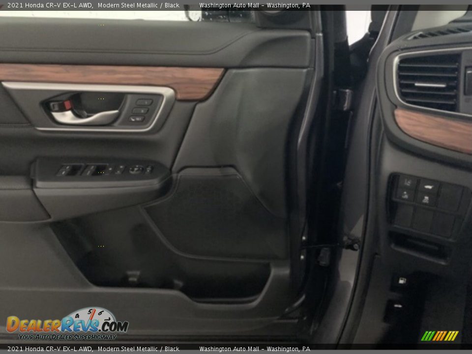 2021 Honda CR-V EX-L AWD Modern Steel Metallic / Black Photo #8