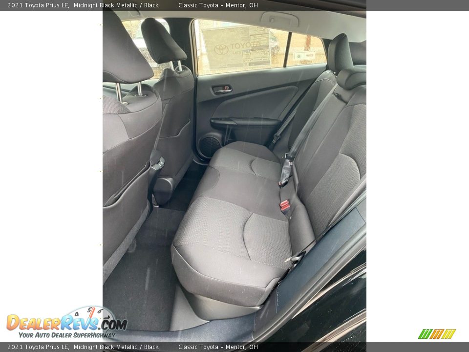 2021 Toyota Prius LE Midnight Black Metallic / Black Photo #3