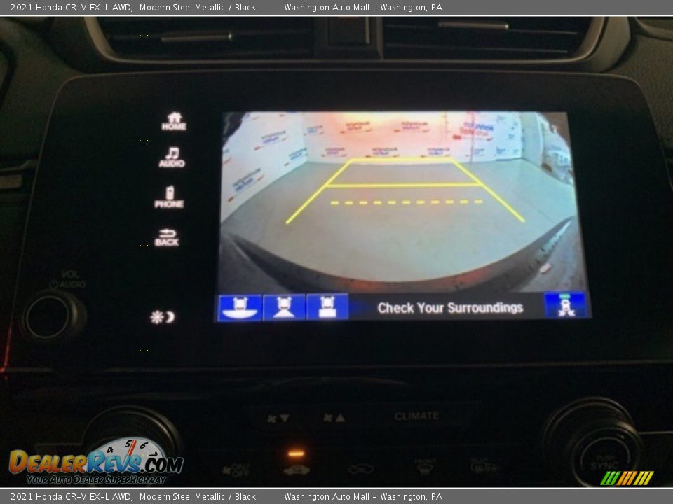 2021 Honda CR-V EX-L AWD Modern Steel Metallic / Black Photo #10