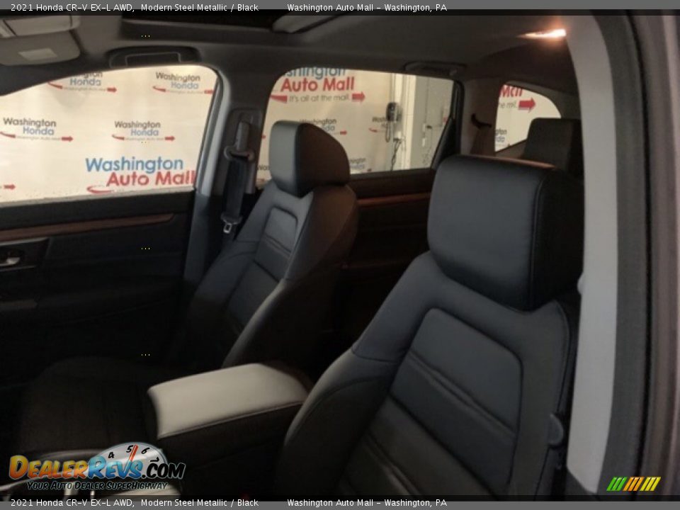2021 Honda CR-V EX-L AWD Modern Steel Metallic / Black Photo #12