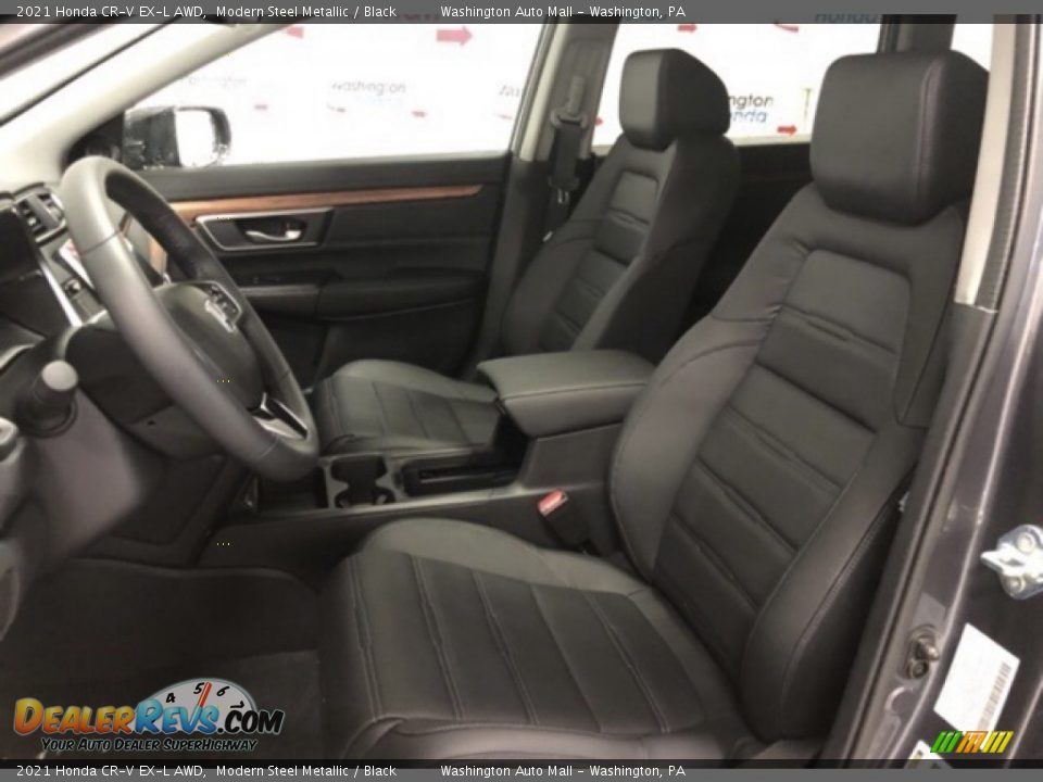 2021 Honda CR-V EX-L AWD Modern Steel Metallic / Black Photo #13